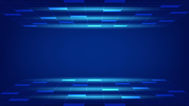 abstract futuristic technology background. hi tech digital blue light with copy space  for design