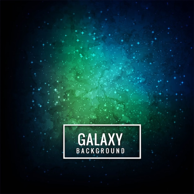 Vector abstract galaxy background