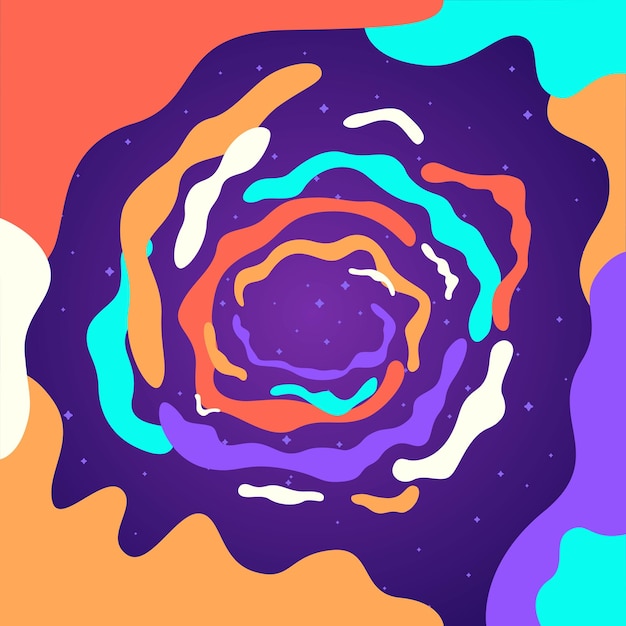 Premium Vector | Abstract galaxy background