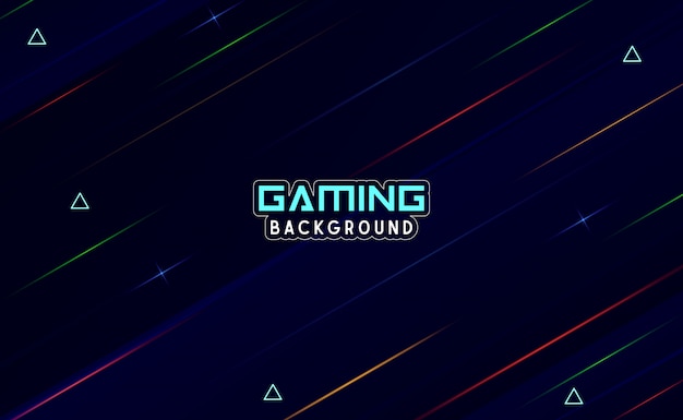 Abstract gaming background with light ray object