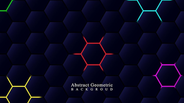 Abstract Gaming Light Background Free Vector