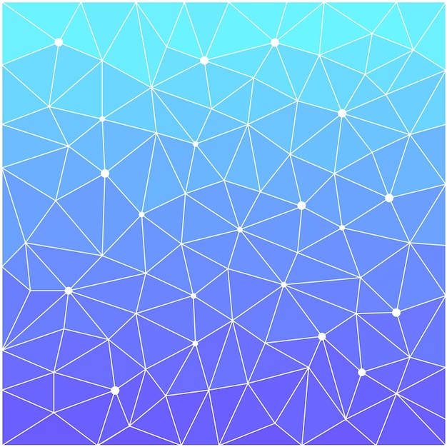 Abstract geometric background. Blue sky colored angular low poly background for use in design. Triangle polygonal abstract cover.