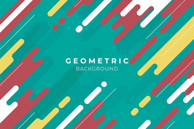 Abstract geometric background in bright colors