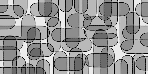 Abstract geometric background design grayscale