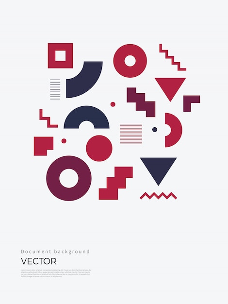 Abstract geometric background design