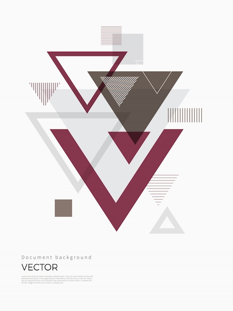 Vector abstract geometric background design