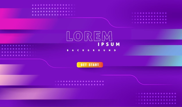 Abstract geometric background modern color background gradation for design premium vector