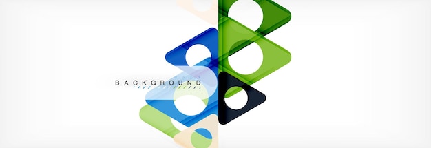 Sfondio geometrico astratto triangoli sovrapposti moderni forme di colori insolite per il tuo messaggio copertina dell'app di presentazione aziendale o tecnologica
