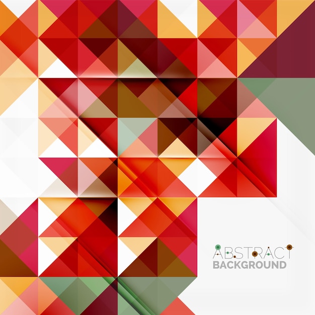 Abstract geometric background Modern overlapping triangles