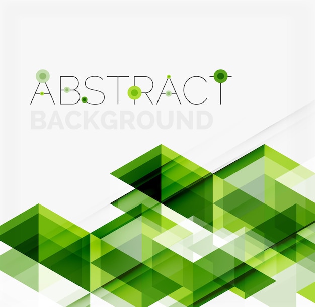 Abstract geometric background Modern overlapping triangles