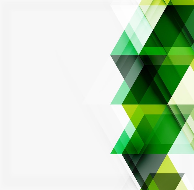 Abstract geometric background Modern overlapping triangles