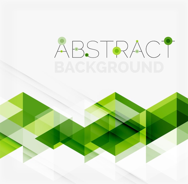 Vector abstract geometric background modern overlapping triangles