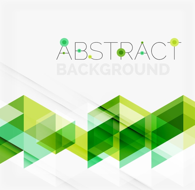 Abstract geometric background Modern overlapping triangles