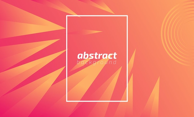 abstract geometric background orange background vector