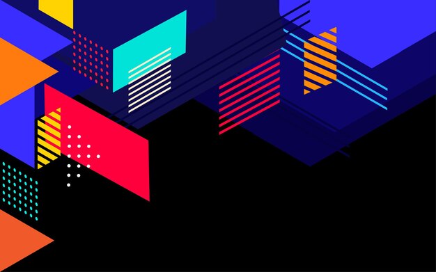abstract geometric background pattern material future style technology annual meeting poster