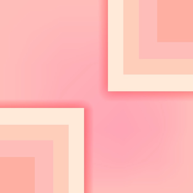 Abstract geometric background in pink and beige colors Vector illustration