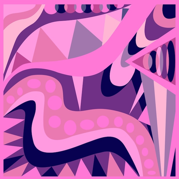 Abstract geometric background Pucci style