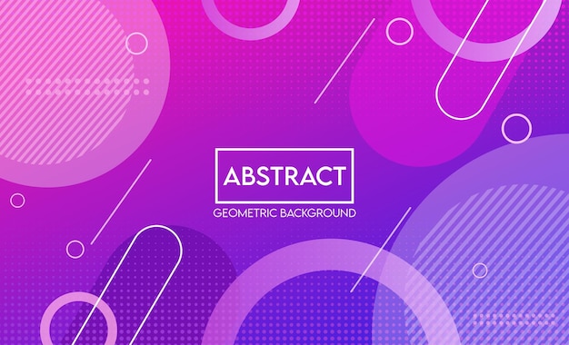 abstract geometric background shape composition with purple color