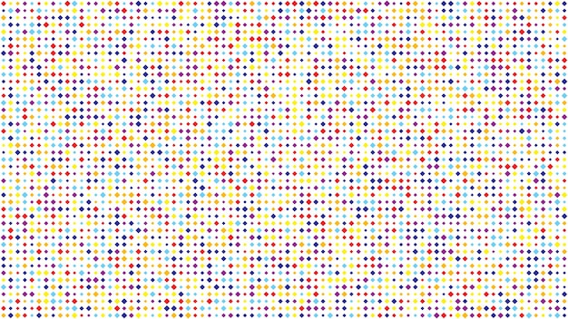 Abstract geometric background of squares. Multicolor pixel background with empty space. Vector illustration.