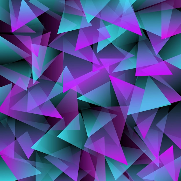 Abstract geometric background. triangles on  colored background