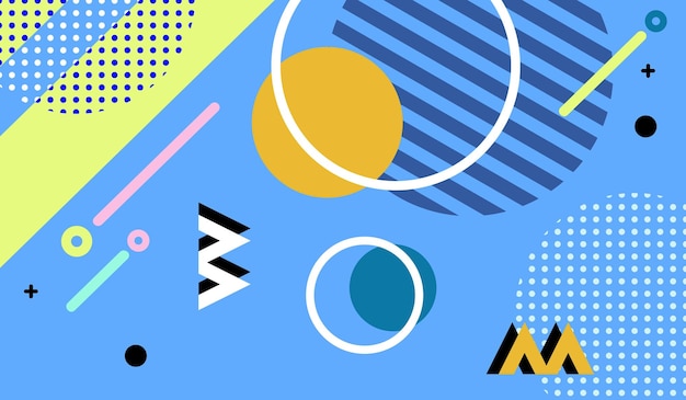 Abstract geometric background vector template