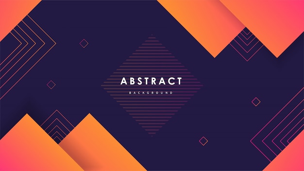 Vector abstract geometric background with colorful shapes