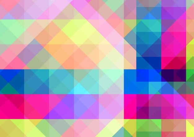 Abstract geometric background with colorful tiles