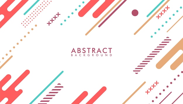 Abstract geometric background with colorful