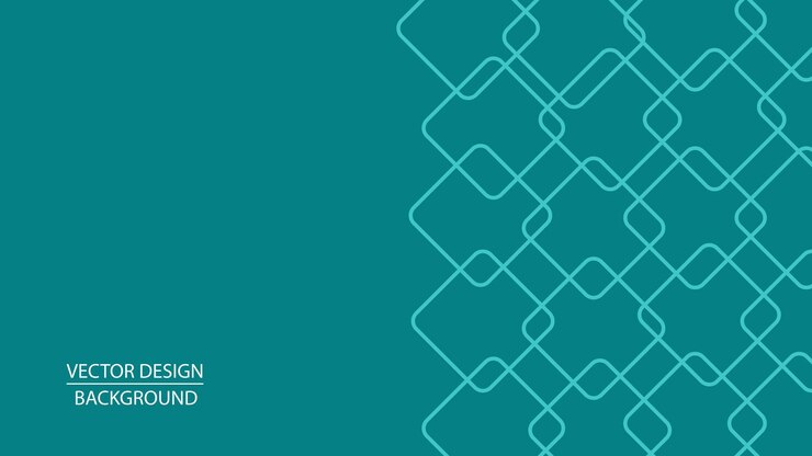 Vector abstract geometric background with contours of intersecting squares