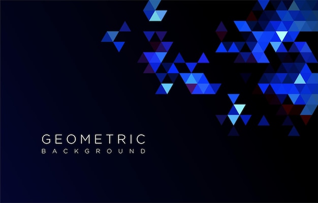 Абстрактный геометрический фон с пурпурными треугольными формами