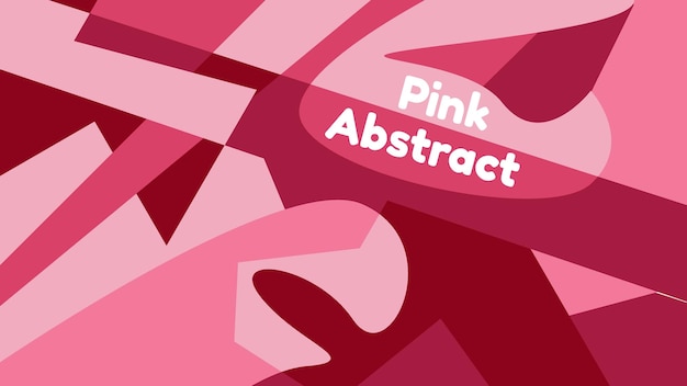 abstract geometric background with pink color for presentation