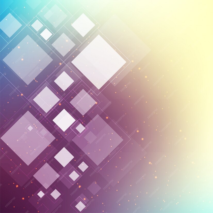 Premium Vector | Abstract geometric background with squares.