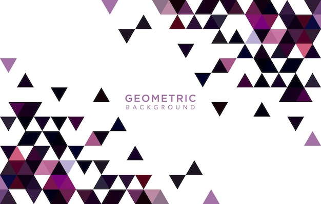 Abstract geometric background with triangle shapes polygon shape background