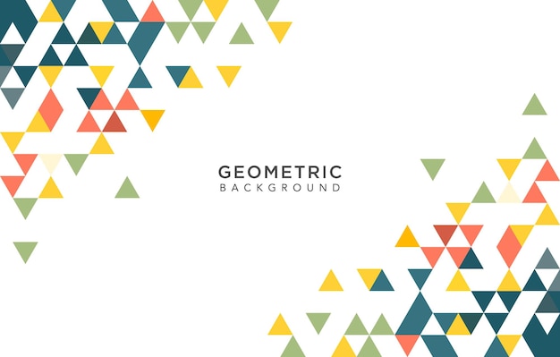 Abstract geometric background with triangle shapes