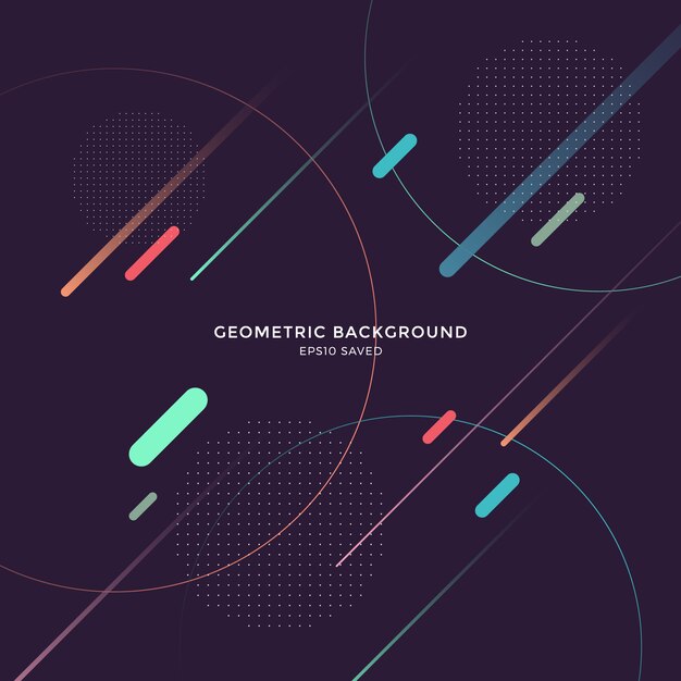 Vector abstract geometric background