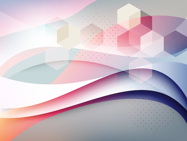 Vector abstract geometric background