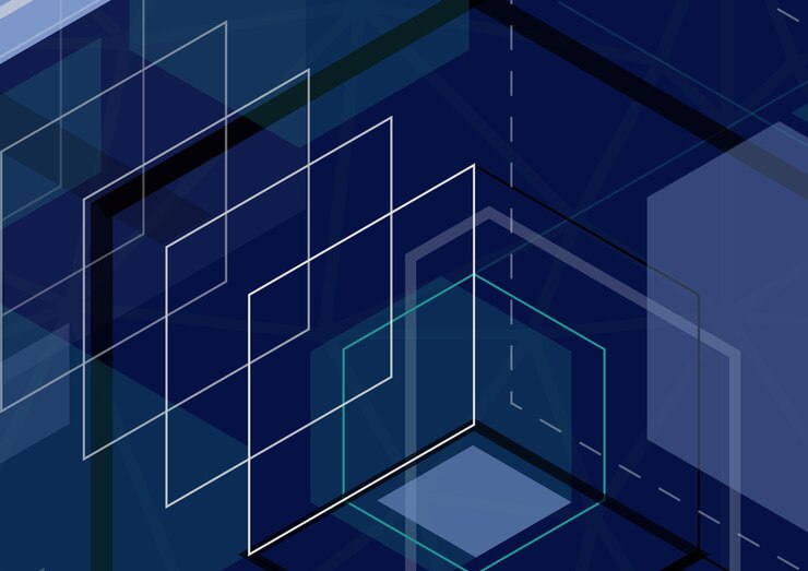 Vector abstract geometric background