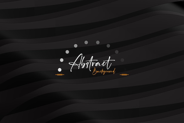 Vector abstract geometric black background