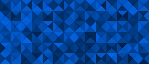 Vector abstract geometric blue background