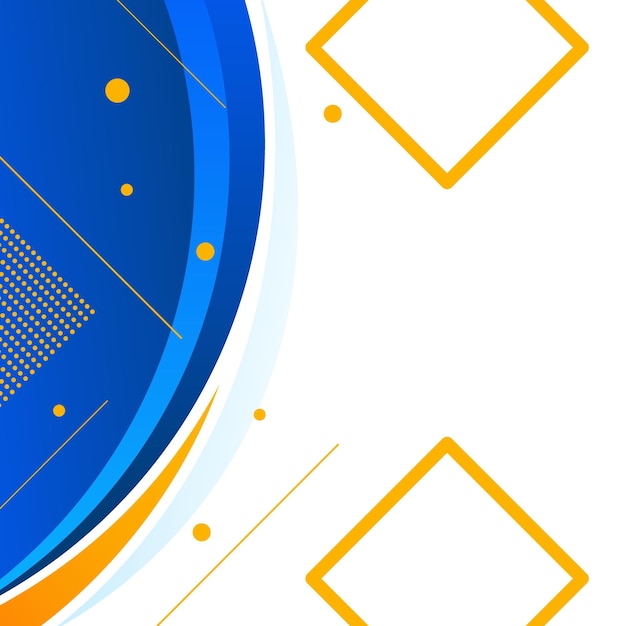 Abstract geometric blue background