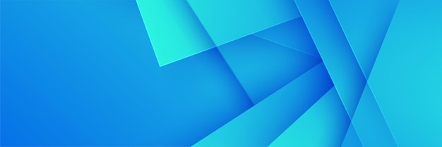 アブストラクト・ジャイオメトリック・ブルー・ワイド・バックグラウンド バナー・レイアウト・デザイン 青い抽象・ベクトル・ロング・バナー テキストのコピースペースの最小限の背景 現代的な抽象グラデーション 浅い青いバナー・バックグランド