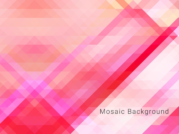 Abstract geometric colorful mosaic modern elegant background