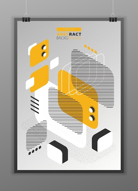 abstract geometric composition forms modern background