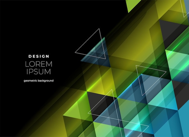 Abstract geometric composition forms modern background