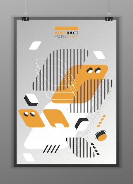 abstract geometric composition forms modern background