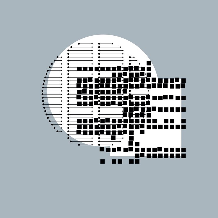 Vector abstract geometric composition, vector background.