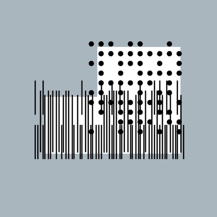 Vector abstract geometric composition, vector background.