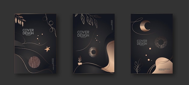 abstract geometric cover and background design