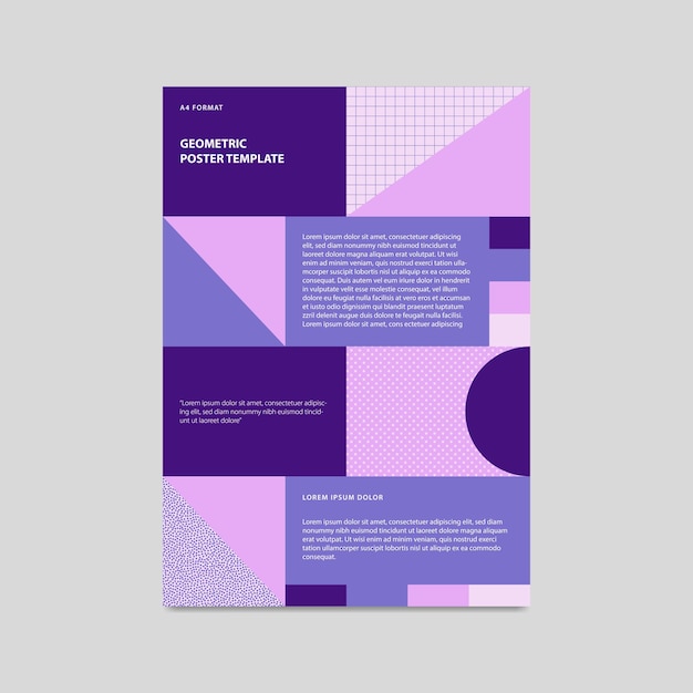 Abstract geometric cover background template for annual report cover notebook poster flyer brochure etc