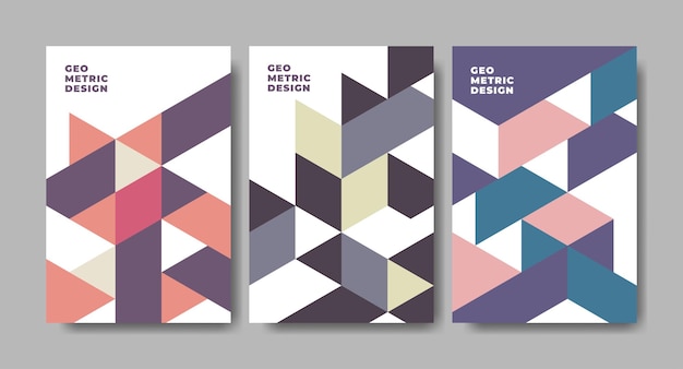 Abstract geometric cover design. Applicable for book cover, annual report and many more.